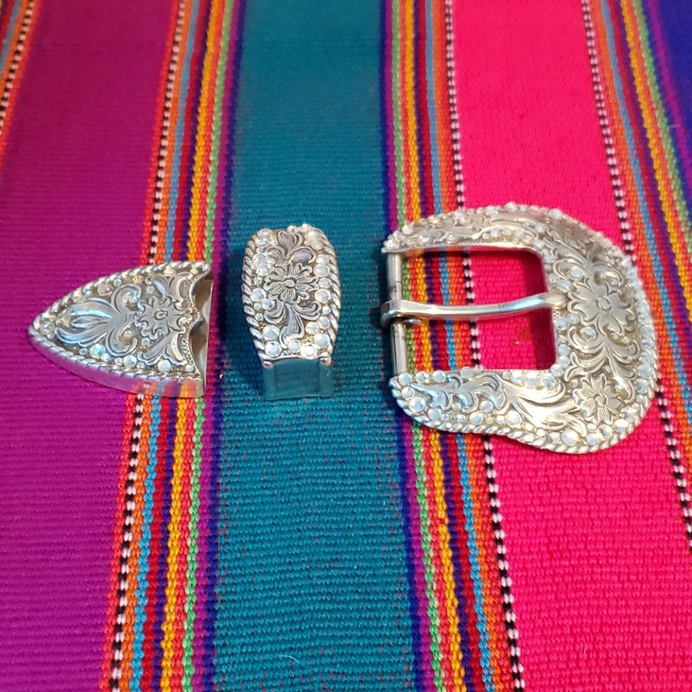 Rhinestone Belt Buckle